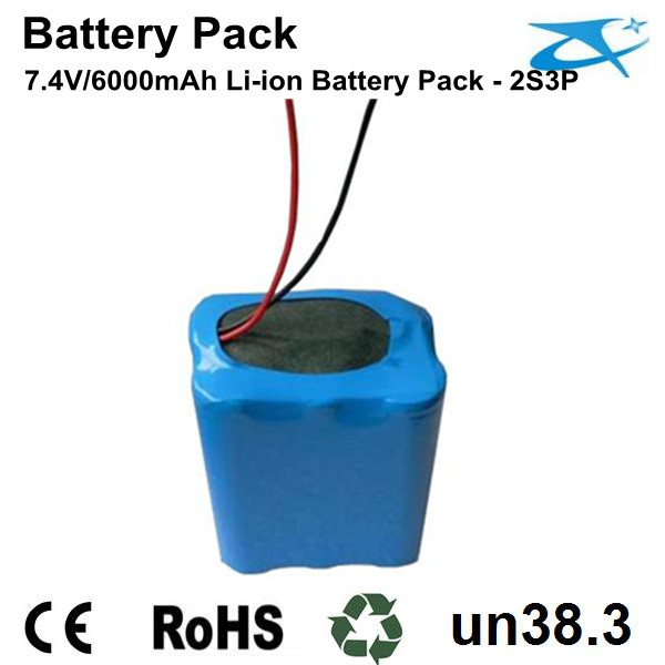 7.4V/6000mAh